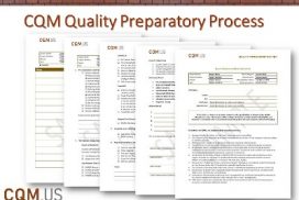 CQM Quality Preparatory Process Sample-post