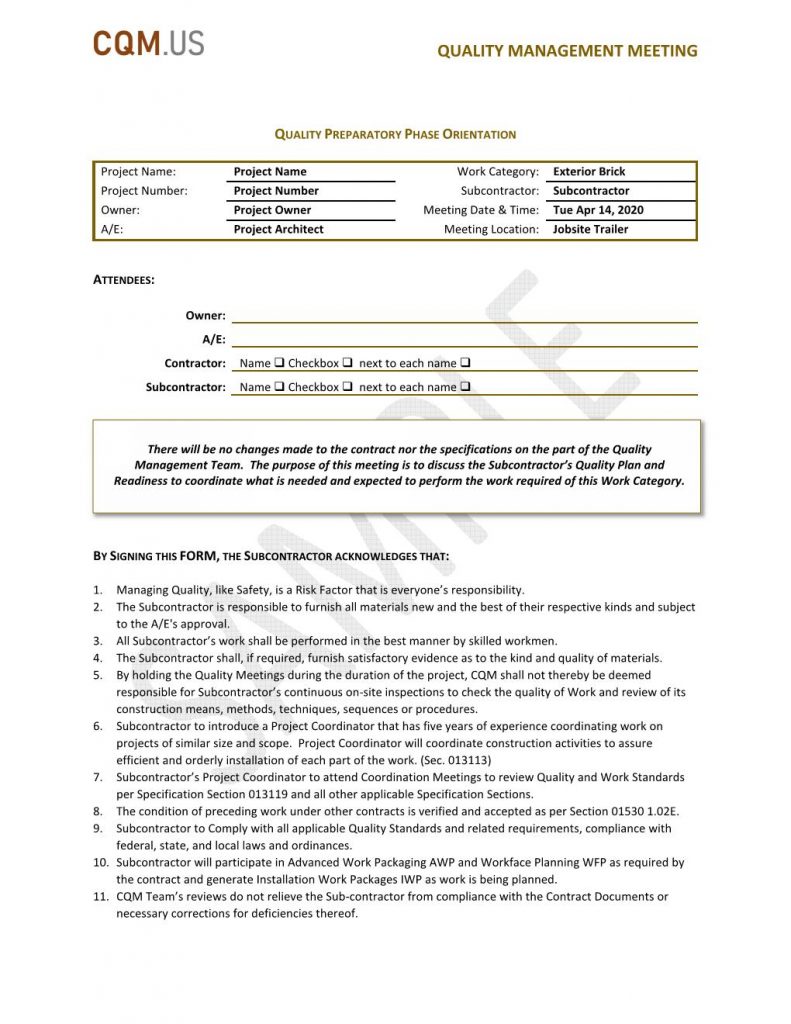 CQM Quality Preparatory Sample Page 001