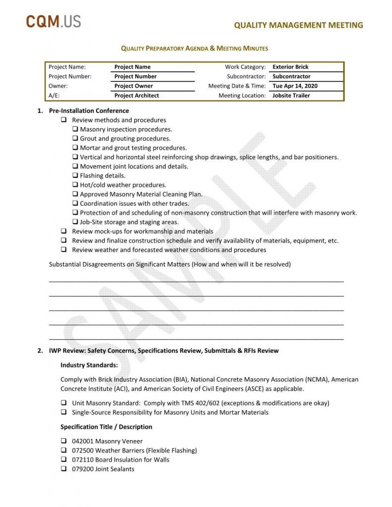 CQM Quality Preparatory Sample Page 003