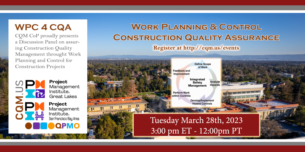 Construction Quality Week 2022 Construction Quality Management