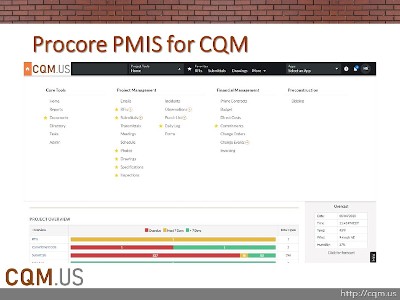 Procore PMIS for CQM-post